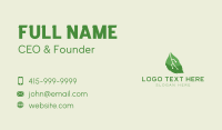 Technology Plant Leaf Business Card