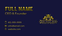 Royal Horse Crest Business Card