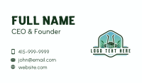 Grass Turf Mower Business Card