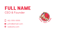 Dog Canine Frisbee  Business Card