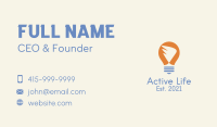 Wing Light Bulb Business Card