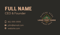 Forest Cabin Renovation Business Card