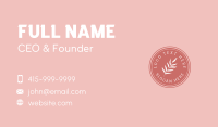Management Business Card example 1