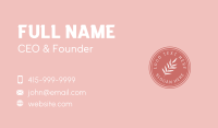 Management Business Card example 3