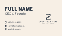Highway Business Card example 2
