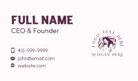 Woman Organic Skincare Business Card