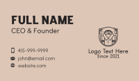 Haberdasher Business Card example 3