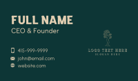 Woman Tree Spa Business Card