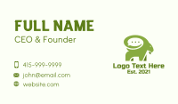 Green Ram Chat Business Card