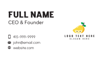 Angry Mango Mascot Business Card