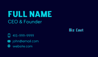 Glamour Business Card example 1