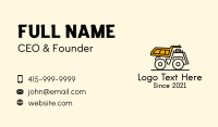 Toy Truck Business Card example 4