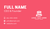 White Cake Chat  Business Card Design