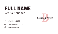 Simple Generic Lettermark Business Card Image Preview