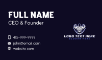 Weightlifter Business Card example 2