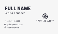 Freight Logistics Letter S Business Card