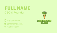 Green Apple Ice Cream  Business Card Image Preview