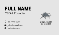 Minimal Gray Bull Business Card