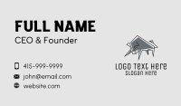 Minimal Gray Bull Business Card Design
