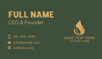 Botanical Oil Essence  Business Card Design
