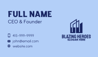 Blue Building Towers  Business Card Image Preview