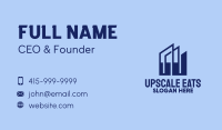 Blue Building Towers  Business Card Image Preview