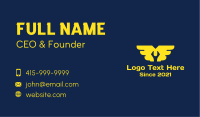 Mechanic Wrench  Wings  Business Card Design