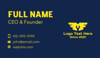 Mechanic Wrench  Wings  Business Card