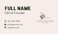 Rose Flower Yarn Ball  Business Card