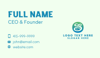 Environmental Letter S Business Card Design