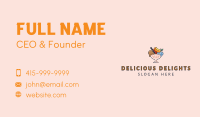 Ice Cream Sundae Dessert  Business Card Image Preview