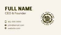 Hammer Chisel Carpentry Business Card