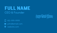 Lightning Power Glow  Business Card Design