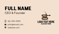 Coffee Tank Business Card