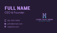 Multimedia Tech Startup Business Card