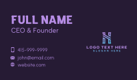 Multimedia Tech Startup Business Card Design