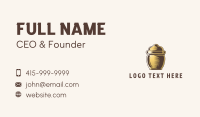 Elegant  Ash Urn Business Card