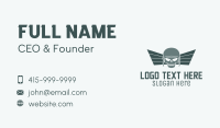 Wing Skull Airforce Business Card Design