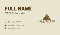 Triangle Mountain Peak Business Card