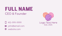 Yarn Ball Thread  Business Card