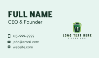 Garbage Junk Bin Business Card Design