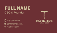 Red Wine Business Card example 3