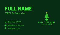 3D Christmas Tree  Business Card