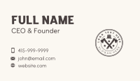 Capentry Business Card example 2