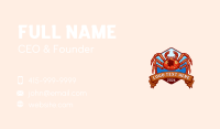 Alaska Crab Crustacean Business Card