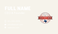 Texas State Map Business Card