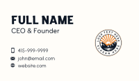 Mountaineer Adventure Sun Business Card Design