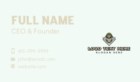 Military Skull Knife Business Card