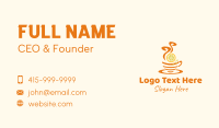 Hot Lemon Tea Business Card