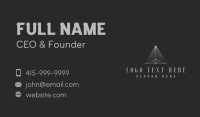 Premium Pyramid Firm Business Card